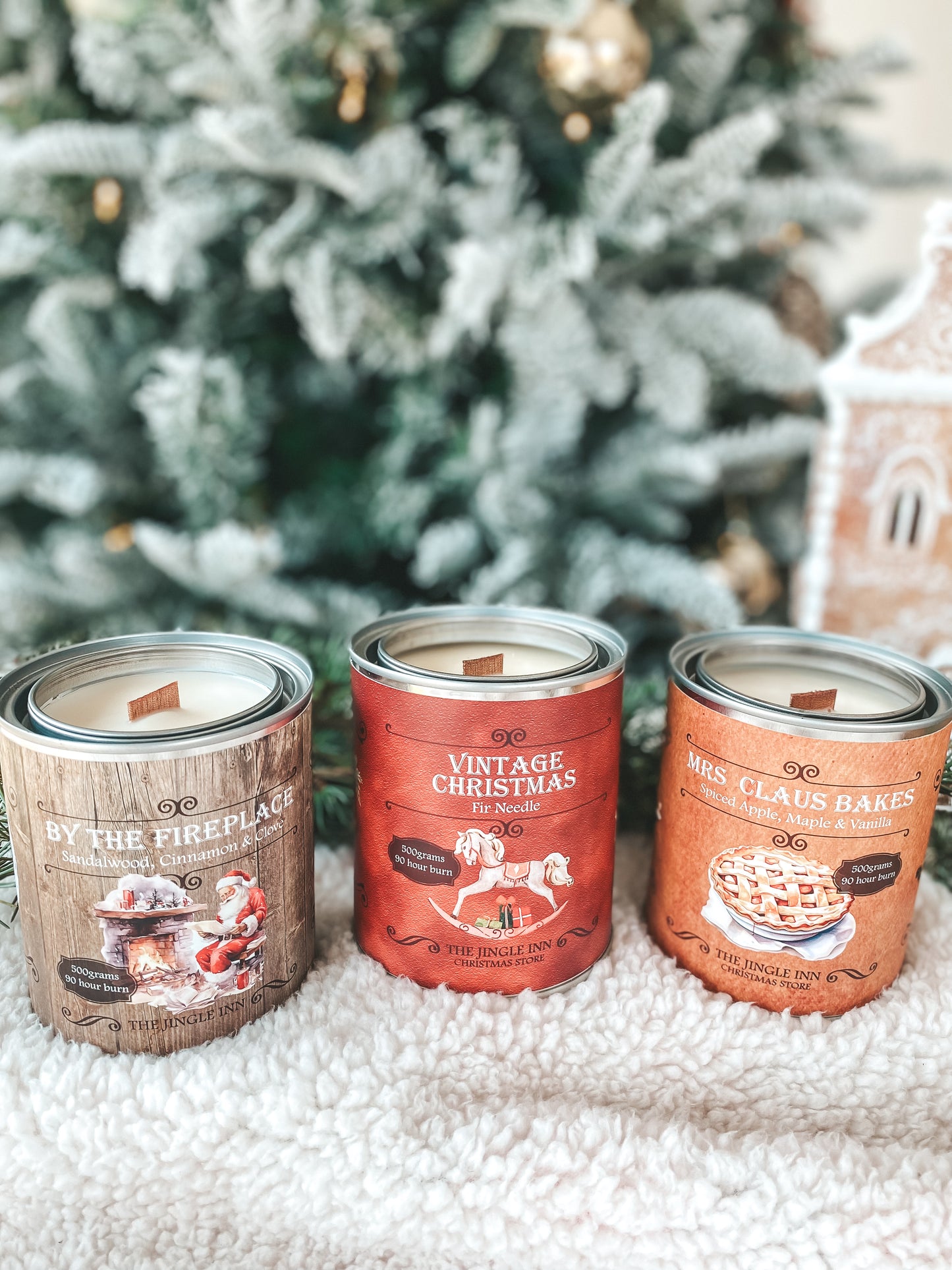 Vintage Christmas Candle