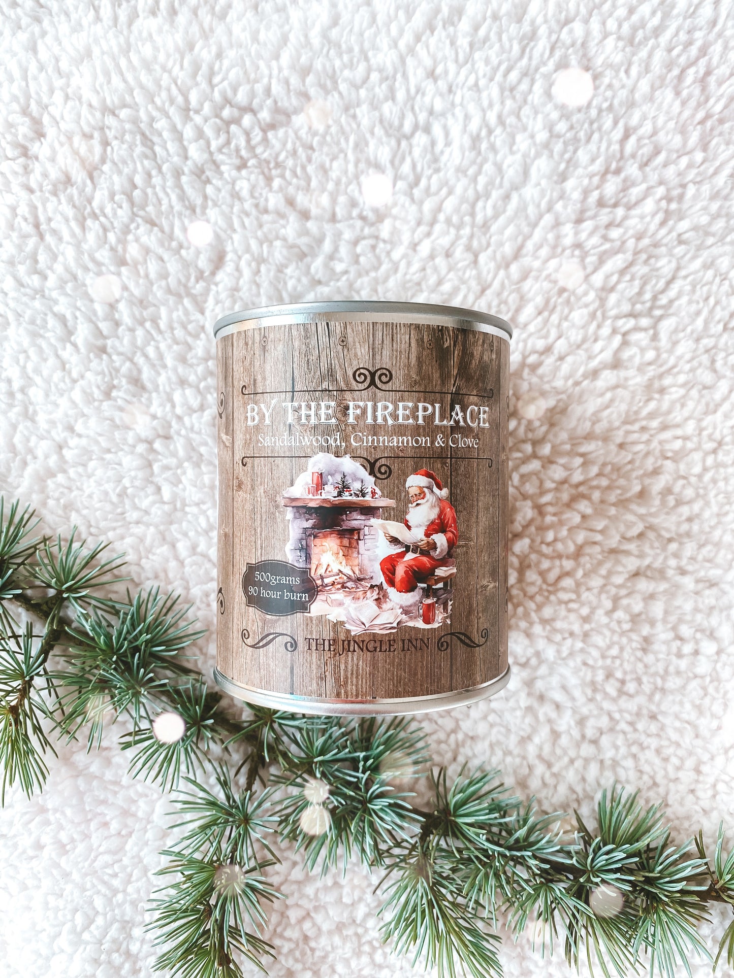 By the Fireplace Candle