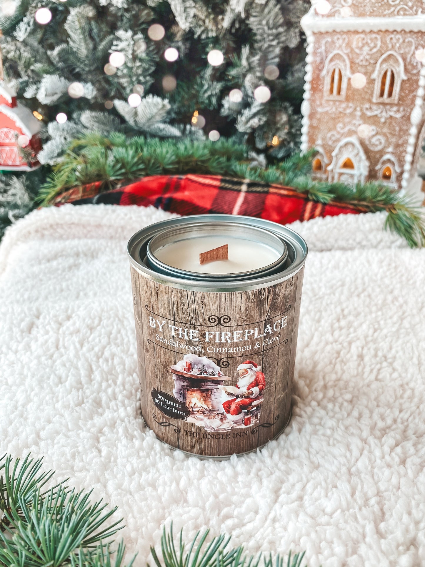 By the Fireplace Candle