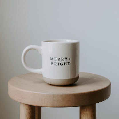Merry + Bright Stoneware Coffee Mug