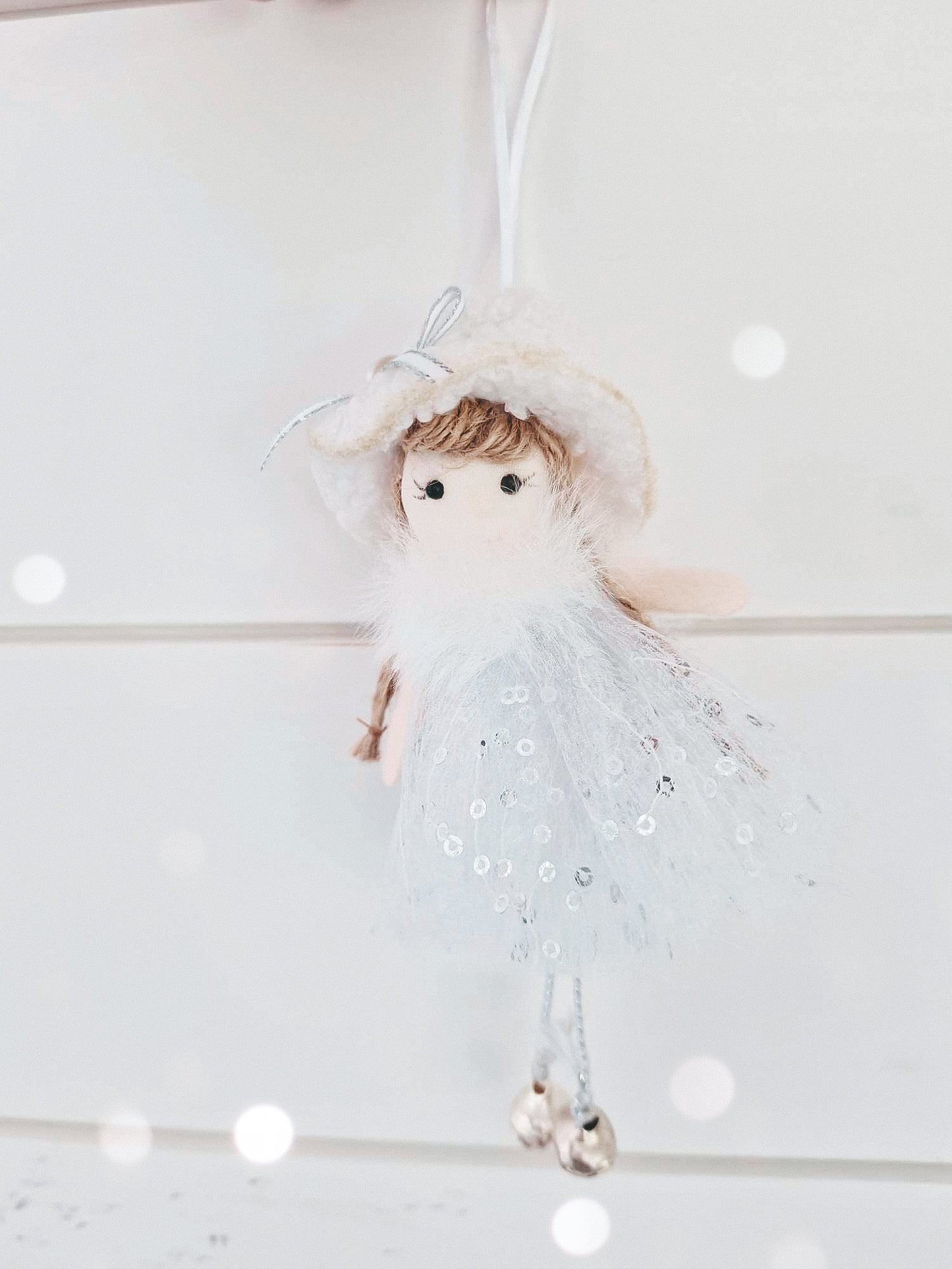 Twinkle Lace Angel Ornament