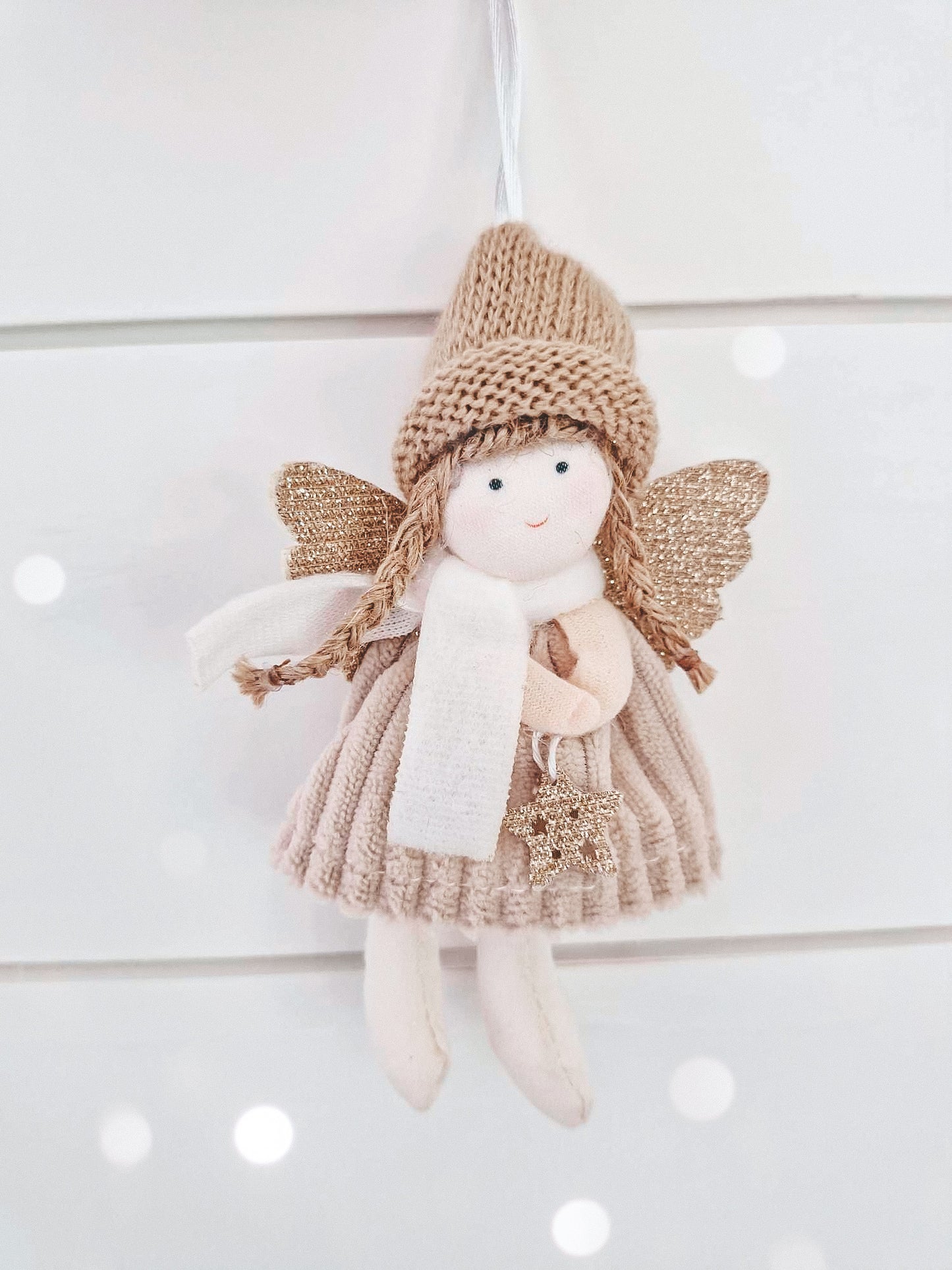 Angel Wings Beanie Ornament
