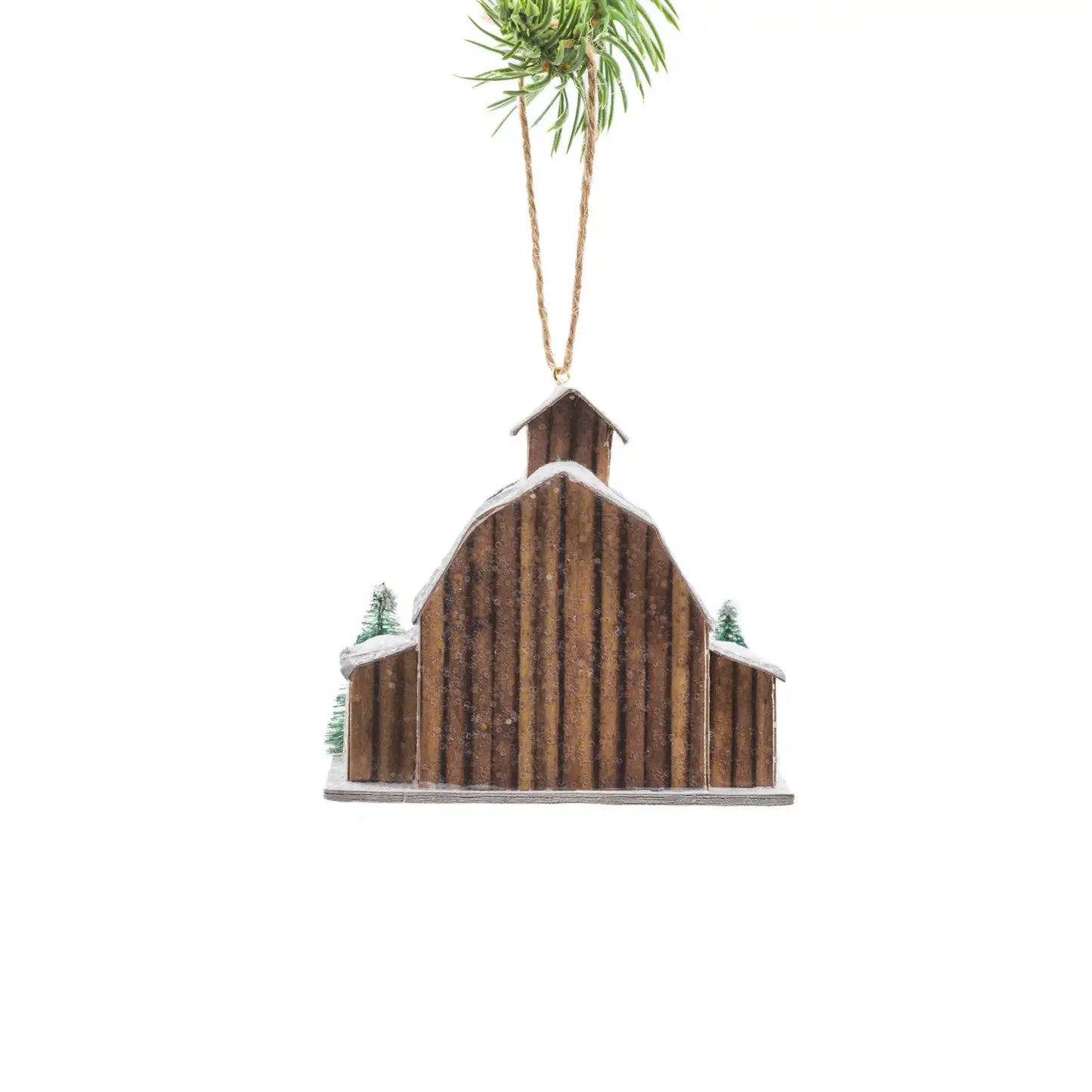 Barn House LED Ornament